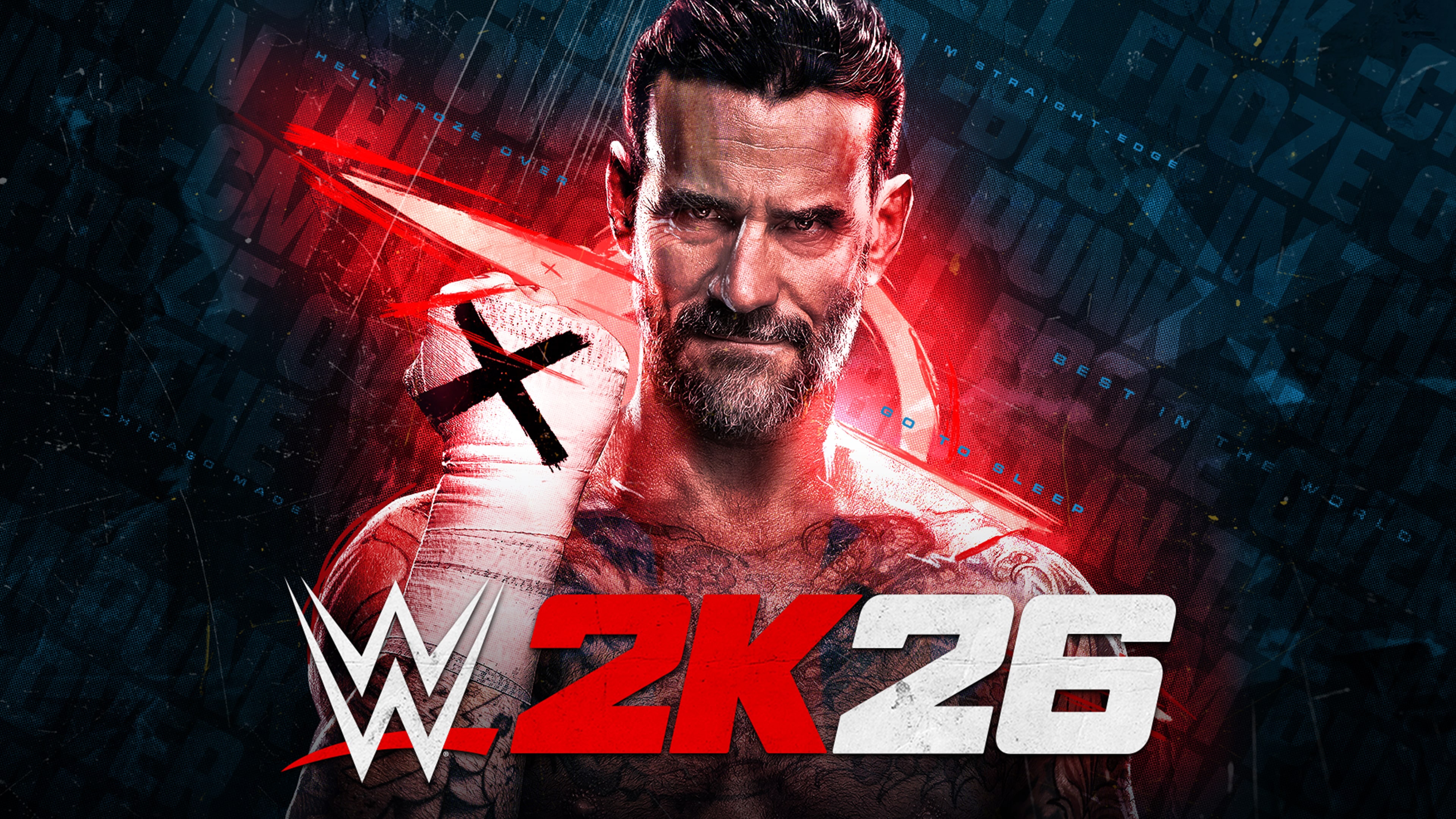 WWE 2K26 — CM Punk cover art